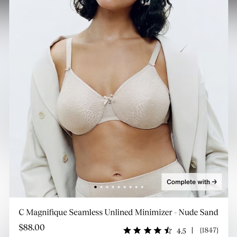 Chantelle C Magnifique Seamless Bra - Nude Sand